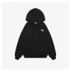 BBry Equestrian Knight Embossed Logo Hoodie (Black/White)
