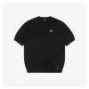 F Metallic Logo Jacquard T-shirt (Black/White)