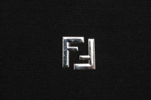 F Metallic Logo Jacquard T-shirt Logo