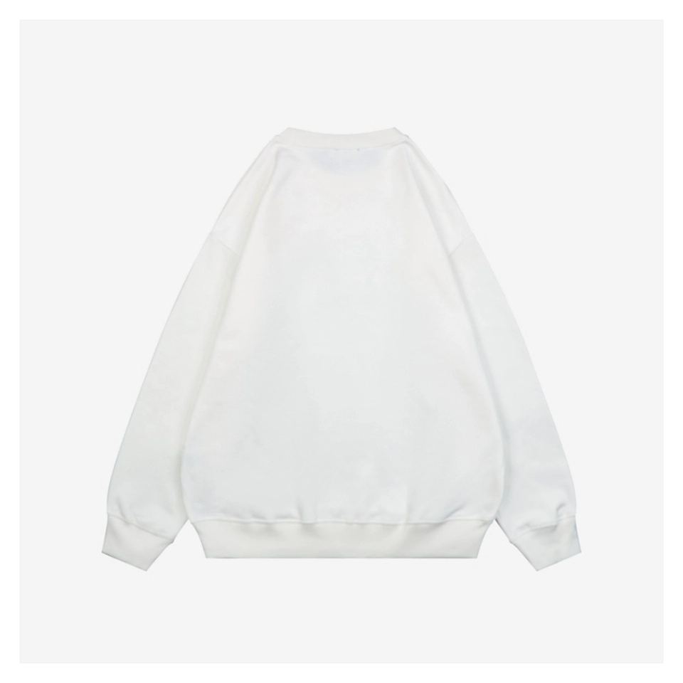 Fendi Tonal Double-F Embossed Crewneck Sweatshirt Black
