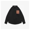 L Logo Embossed Pocket Shirt