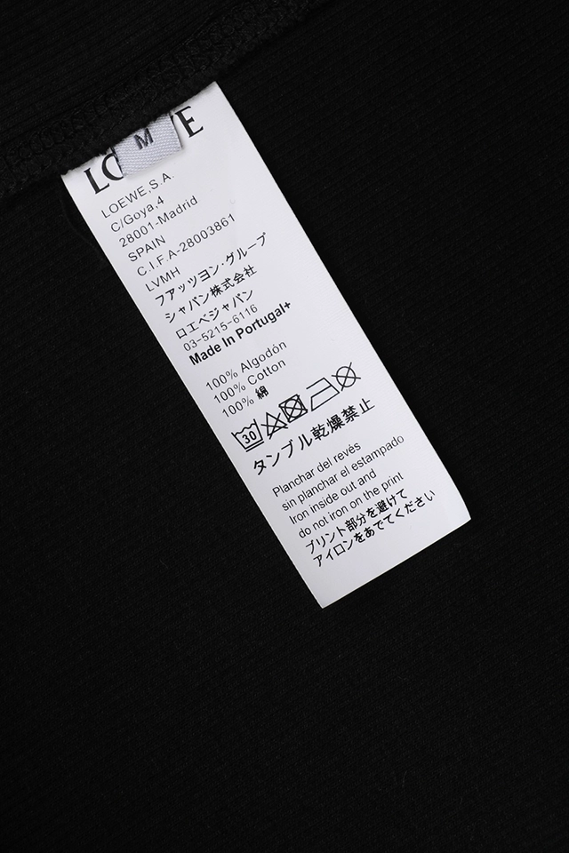 L Small Anagram Embroidery Crewneck Sweatshirt Logo tag