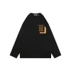 Loe Hollow Logo Pocket Detail Shirt (Black/White)
