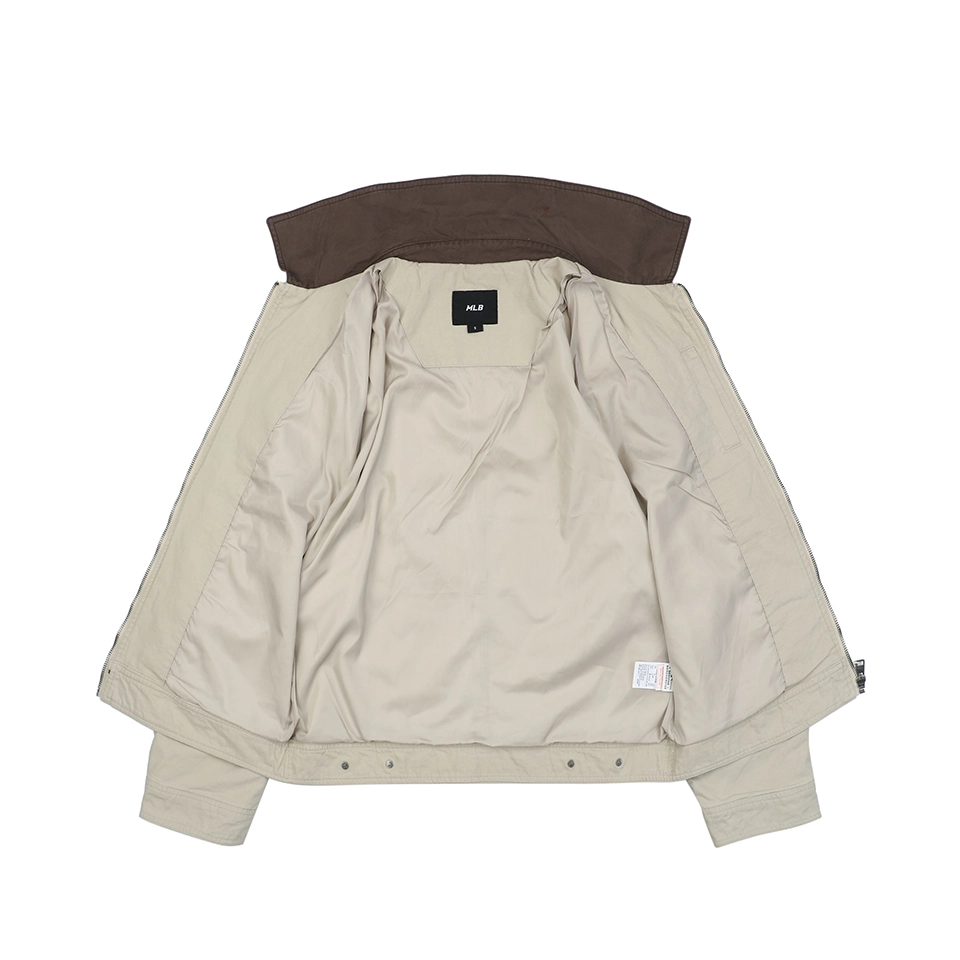MLB NY Four-Pocket Workwear Canvas Jacket Inside