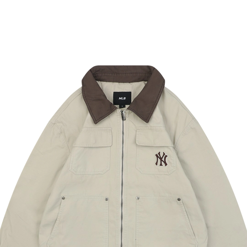 MLB NY Four-Pocket Workwear Canvas Jacket