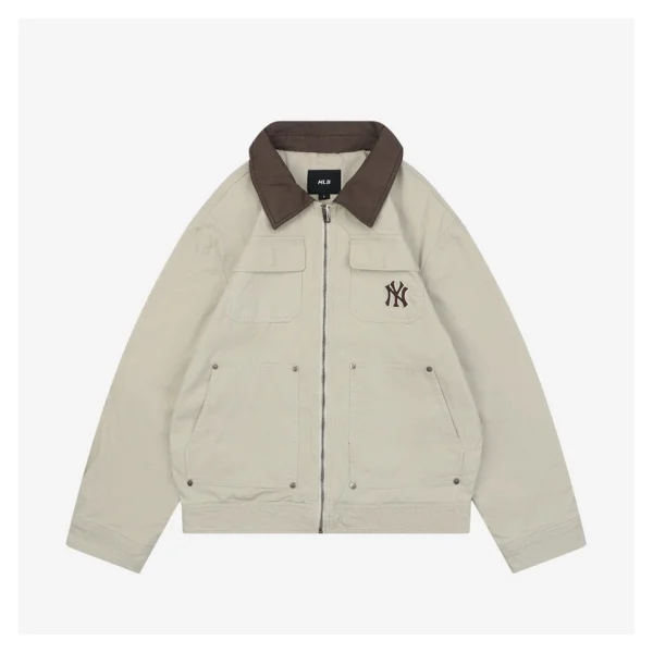 MLB NY Four-Pocket Workwear Canvas Jacket