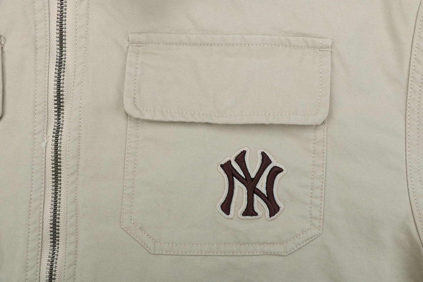 MLB NY Four-Pocket Workwear Canvas Jacket Pocket