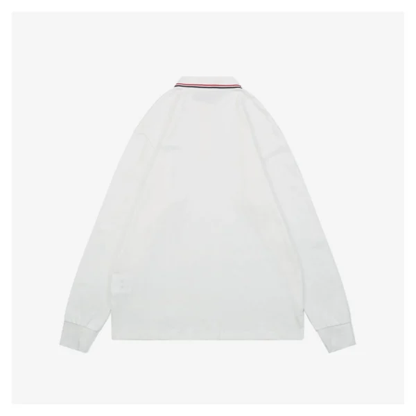 MM Contrast-Tipped Logo Polo Shirt Back side