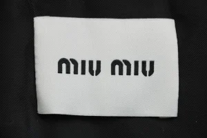 MM Logo Plaid Padded Jacket Logo tag
