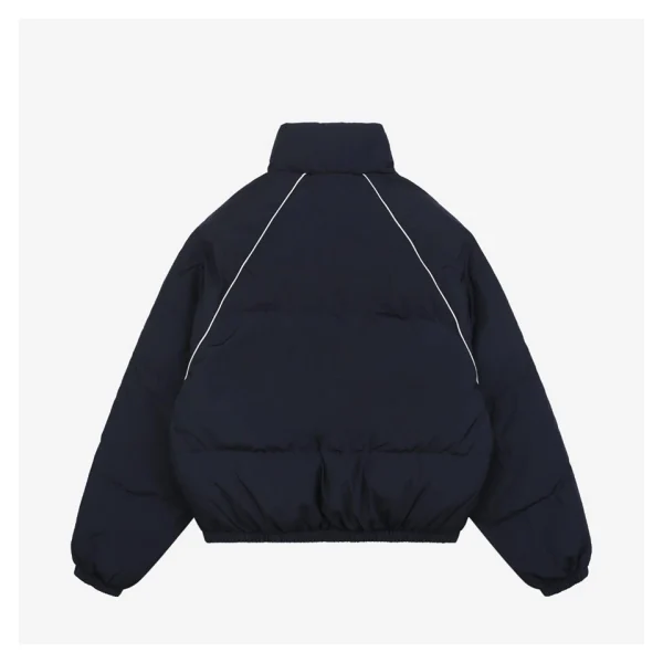 MM Panel Puffer Jacket Navy Back side