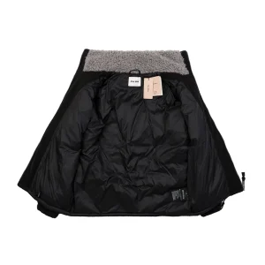 MM Small Logo Fleece Down Jacket Inside