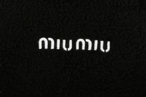 MM Small Logo Fleece Down Jacket Logo