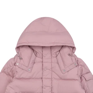 Mxxcler Maya Matte Hooded Down Jacket Pink