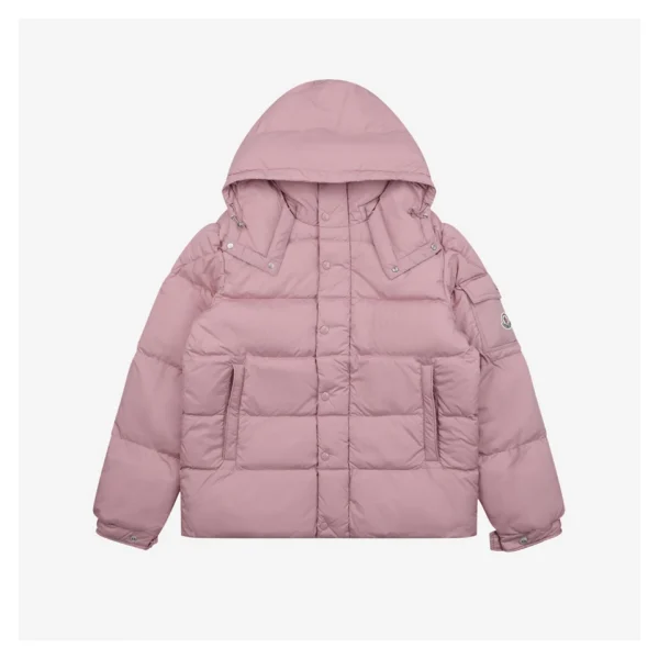 Mxxcler Maya Matte Hooded Down Jacket Pink