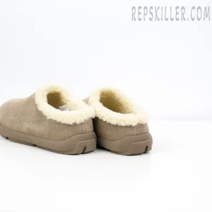 Premium Jade Slipper Light Beige Grey Heels