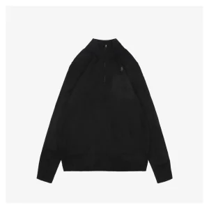 Ralph Lauren Small Pony Quarter-Zip Sweater Front side