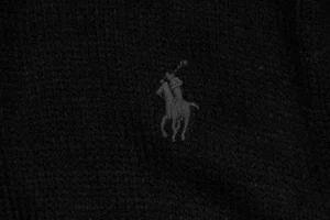 Ralph Lauren Small Pony Quarter-Zip Sweater Logo