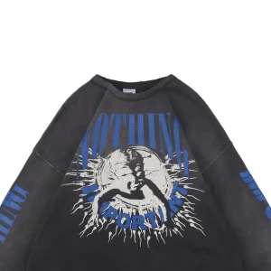 Saint Michael Baby Tadpole Print Crewneck Sweatshirt