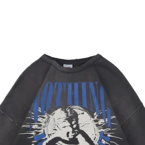 Saint Michael Baby Tadpole Print Crewneck Sweatshirt