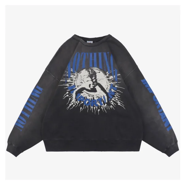 Saint Michael Baby Tadpole Print Crewneck Sweatshirt
