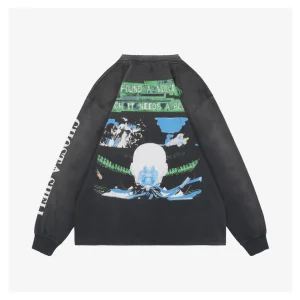 Saint Michael Ghost in the Shell Graphic Shirt Back side