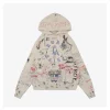 Saint Michael LA Diamond Allover Graffiti Hoodie