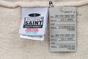 Saint Michael LA Diamond Allover Graffiti Hoodie Logo tag
