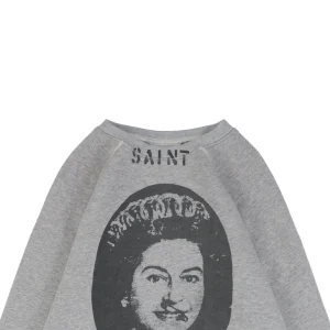 Saint Michael Queen Elizabeth Sex Pistols Distressed Shirt