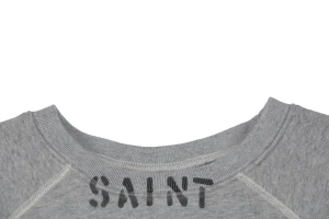 Saint Michael Queen Elizabeth Sex Pistols Distressed Shirt Neckline