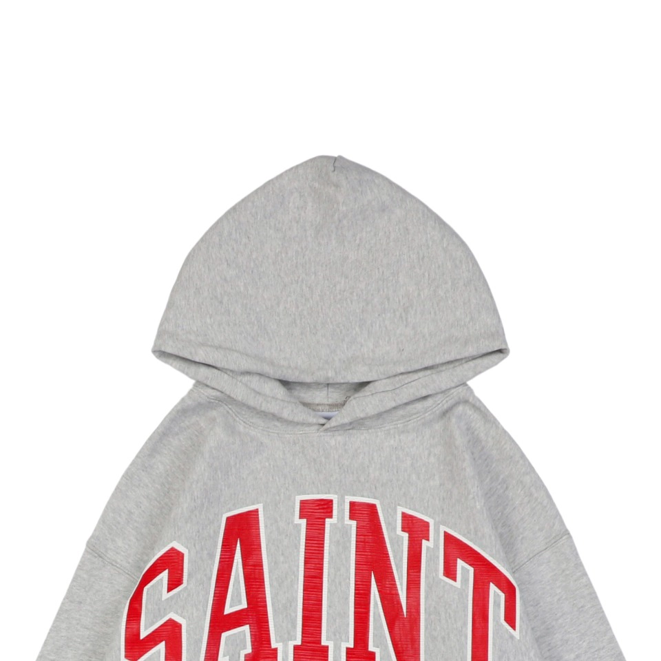 Saint Michael SAINT Arch Letter Hoodie Grey