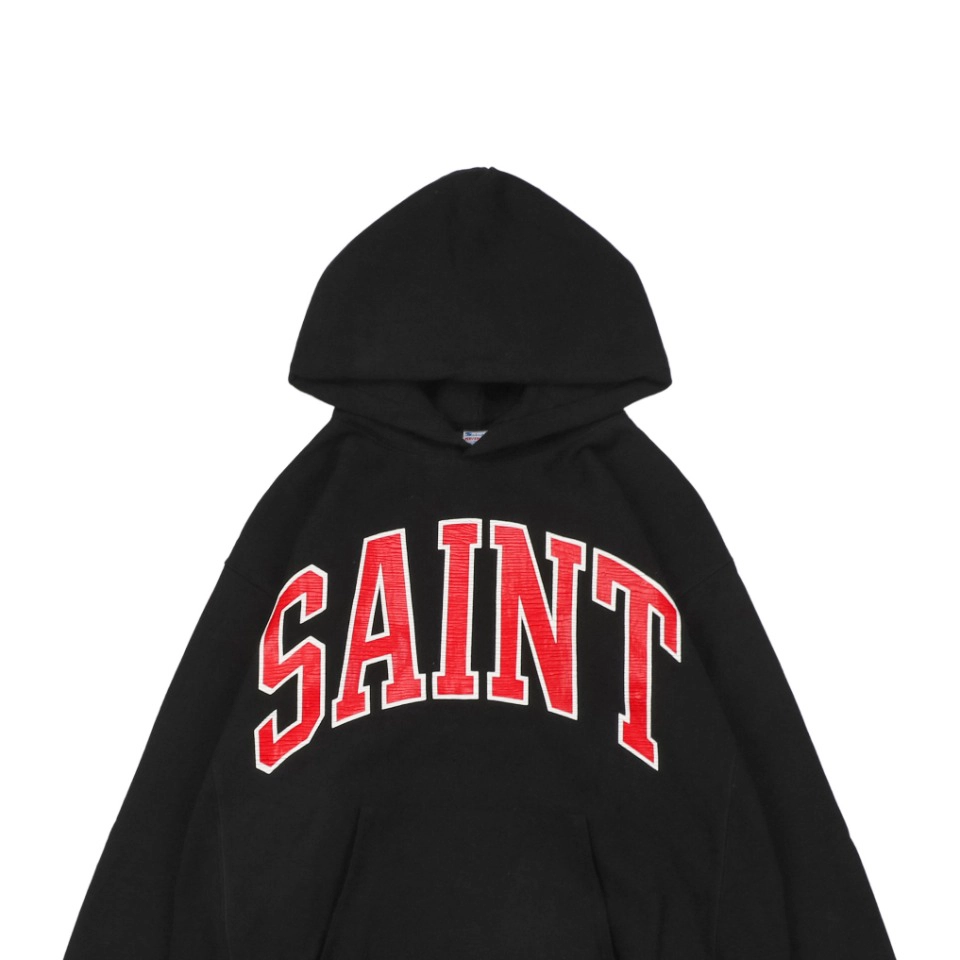 Saint Michael SAINT Arch Letter Hoodie Black