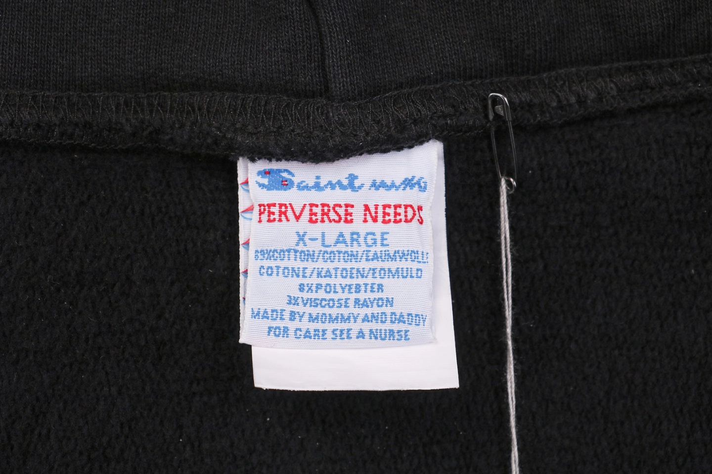 Saint Michael SAINT Arch Letter Hoodie4.jpeg