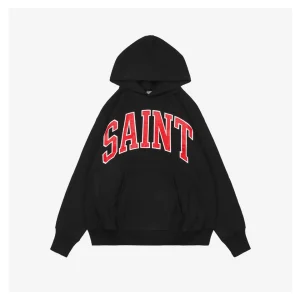 Saint Michael SAINT Arch Letter Hoodie Black