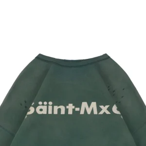 Saint Michael YOUTH Distressed Print Crewneck Sweatshirt