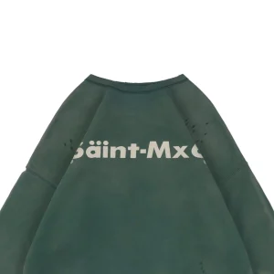 Saint Michael YOUTH Distressed Print Crewneck Sweatshirt