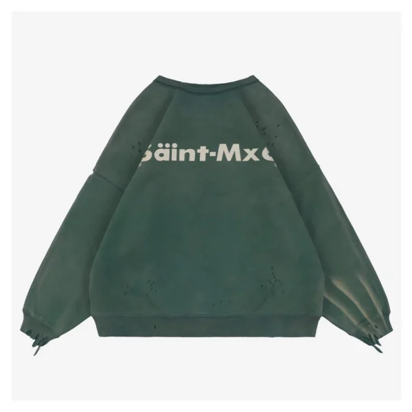 Saint Michael YOUTH Distressed Print Crewneck Sweatshirt