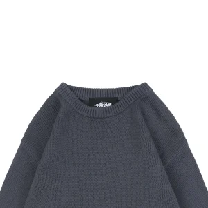 Stussy Surfer Graphic Knit Sweater Grey
