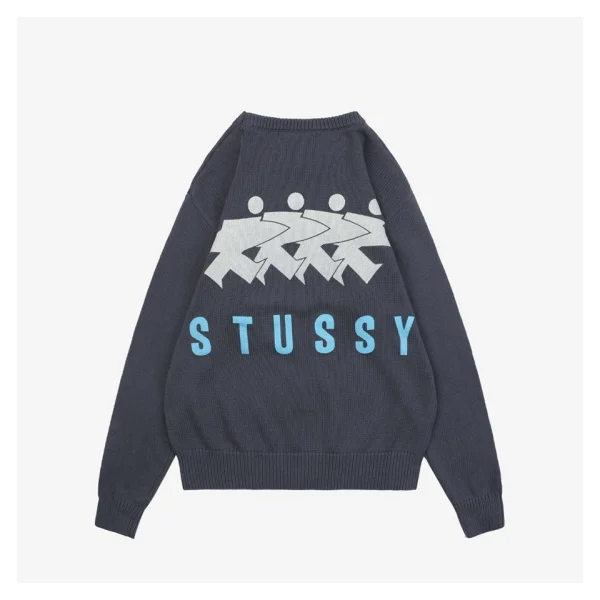 Stussy Surfer Graphic Knit Sweater