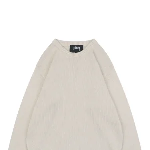 Stussy Surfer Graphic Knit Sweater Beige