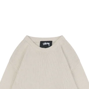 Stussy Surfer Graphic Knit Sweater Beige