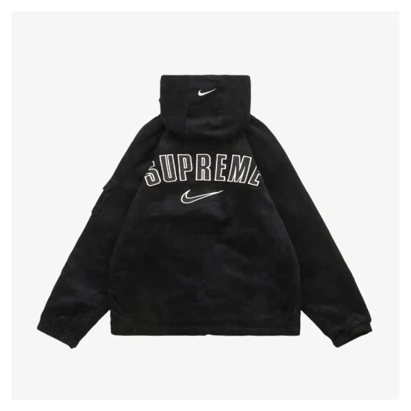 Sup x Nike Mini Swoosh Corduroy Hooded Jacket Back side