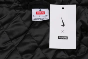 Sup x Nike Mini Swoosh Corduroy Hooded Jacket Logo tag