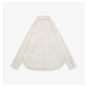 We11done Striped Tie-Detail Shirt Back side