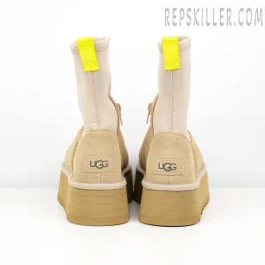 Wmns Classic Dipper Boot Beige Heels