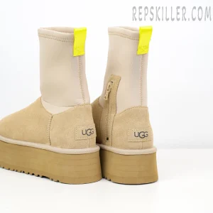 Wmns Classic Dipper Boot Beige Heels