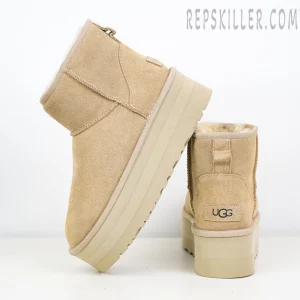 Wmns Classic Mini Platform Boot Sand "Mustard Seed"