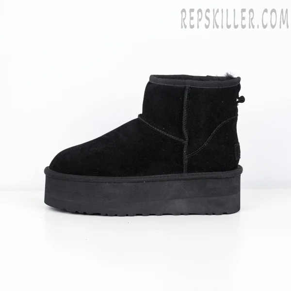 Wmns Classic Mini Platform Boot Sand Black