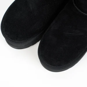 Wmns Classic Mini Platform Boot Sand Black Upper