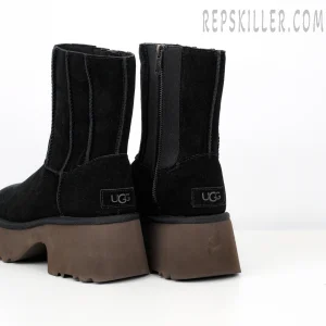 Wmns Classic Twin Seam New Heights Boot Black Heels