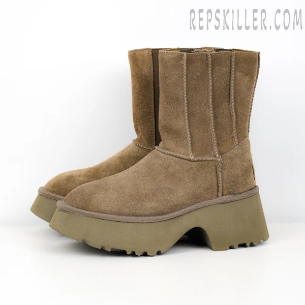 Wmns Classic Twin Seam New Heights Boot Brown